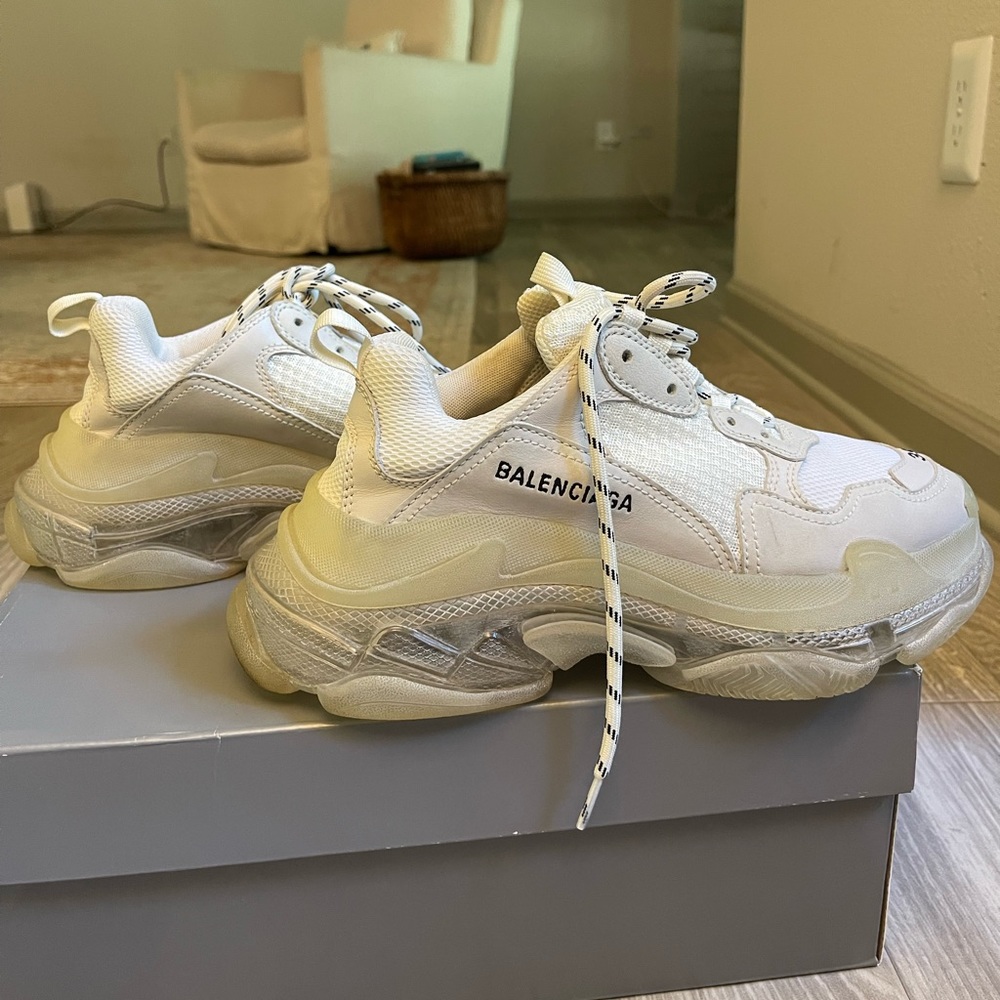 Womens Balenciaga Triple S Clear Sole